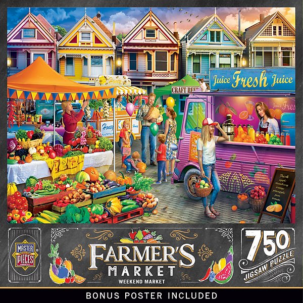 Farmer's Market - Weekend Market 750 Piece Jigsaw Puzzle