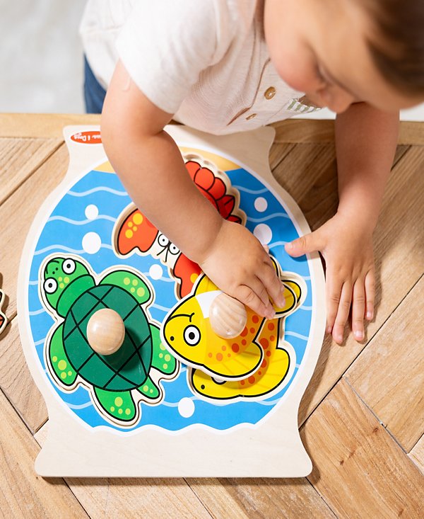 Animals Jumbo Knob Wooden Puzzle Set