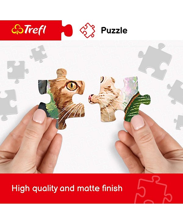 Red 1000 Piece Puzzle - Blue bouquet / DDFA