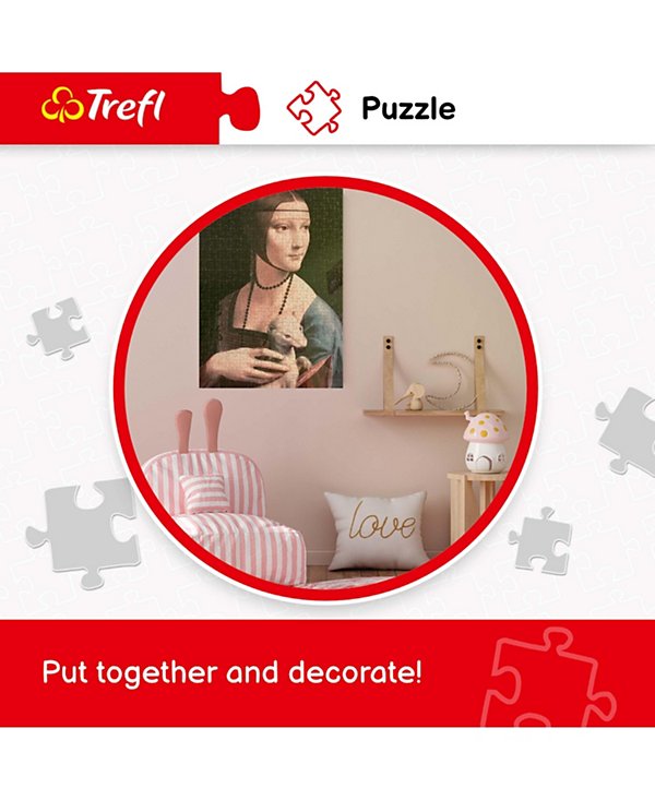 Red 1000 Piece Puzzle - Blue bouquet / DDFA