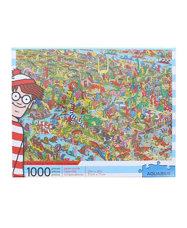 Wheres Waldo Dinosaurs 1000 Piece Jigsaw Puzzle